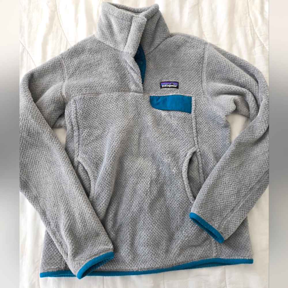 Patagonia Gray Fleece Pullover